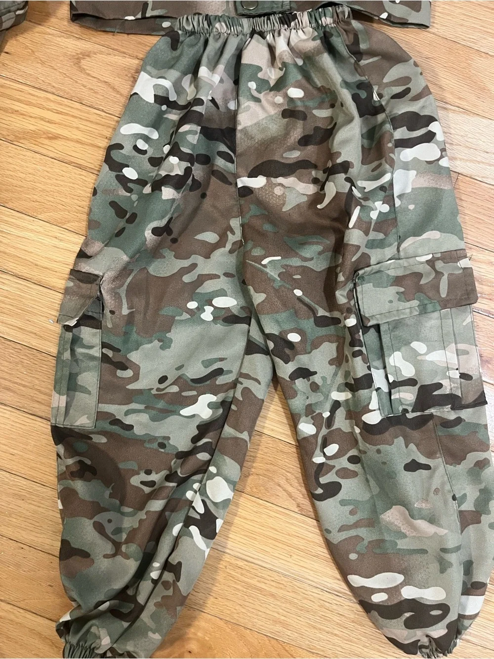 U.S. Army Kids Camo Costume Set - Green, Brown, Tan